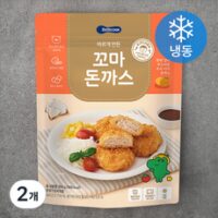 베베쿡 바르게 만든 꼬마돈까스 (냉동), 350g, 2개