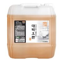 대박오븐 업소용 기름때 클리너 레몬향, 18.75L, 1개