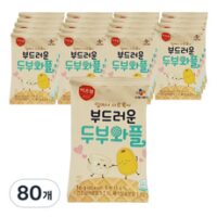 이츠웰 아이누리 부드러운 두부 와플 과자, 16g, 80개