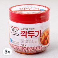 종가 깍두기, 750g, 3개