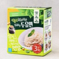 풀무원 식물성 지구식단 실키 두유면, 150g, 3개