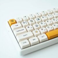 귀여운 노랑 꿀벌 한글 키캡 XDA PBT