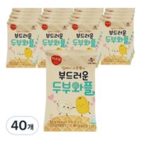 이츠웰 아이누리 부드러운 두부 와플 과자, 16g, 40개