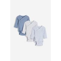 H&M 베이비 긴소매 바디슈트 팩-3 0694298098 라이트 블루/스트라이프 9345233 외 h&m바디슈트 추천 상품 BEST 7가지