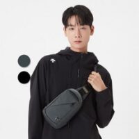 DESCENTE 스포츠베이직 슬링백 S 블랙, BLK0_BLK, F, 컬러:BLK0_BLACK / 사이즈:F