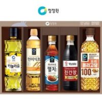 청정원 12호 선물세트/식용유선물세트 명절선물 답례품 5종 / 우체국소포발송