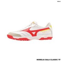 [국내배송] 미즈노 MORELIA SALA CLASSIC TF 화이트/레드 경량성 모렐리아 풋살화