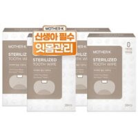 마더케이 멸균 구강티슈 30p, 115g, 4개