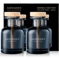 GIOVANNY 차량용 디퓨저 150ml 세트, 2개, 블랙체리