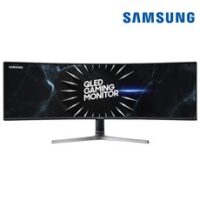 삼성전자 49인치(123.9cm) C49RG90 QLED 슈퍼 울트라 와이드 32:9 게이밍 모니터 LC49RG90SSKXKR, 기본