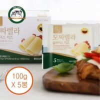 임실치즈농협 HOT 7가지 선정, 임실치즈농협 모짜렐라 슬라이스치즈 5팩(20gX25매), 500g, 1개