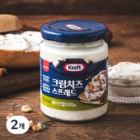 크래프트 크림치즈 스프레드 베이컨할라피뇨, 200g, 2개