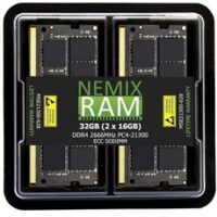 NEMIX RAM 32GB (2X16GB) DDR4-2666 PC4-21300 ECC SODIMM Synology DiskStation DS1621+와 호환, [미국직배송] 32GB (2X16GB)