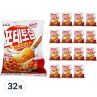 농심 포테토칩 잭슨페퍼로니맛, 50g, 32개