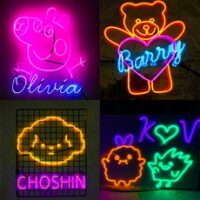 네온사인 만들기 네온싸인 네온 무드등 LED 아크릴 DIY 제작 취미 키트 셀프 조명, 선택1) 네온와이어(필수), 옐로우, 5M