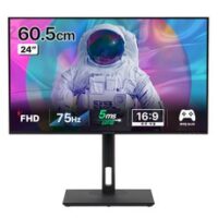 인터픽셀 FHD 평면 75Hz IPS 피벗 게이밍 모니터, 60.5cm, IP2420(무결점)