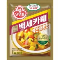 백세카레 인기 상품 오뚜기 백세 카레 약간매운맛, 1kg, 1개 외 TOP7