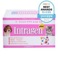 고양이유산균 BEST 7가지 선정, 인트라젠 플러스 반려동물 장영양제 (분말타입) 100포, 1개, 피부/털개선