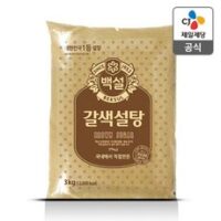 백설 갈색설탕, 3kg, 3개