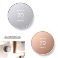 Google Nest Thermostat Smart for Home Programmable Wifi/구글 네스트 온도조절기 와이파이/4가지 색상, snow