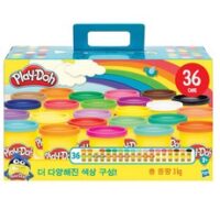 플레이도우 7가지 해즈브로 플레이도우 뉴 메가팩 36팩, 혼합색상, 85g 외 인기BEST