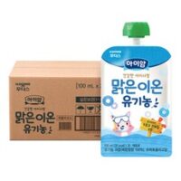 아기이온음료 7가지 아이얌 건강한 아이사랑 맑은 이온 유기농 주스, 배 + 사과 + 백포도 혼합 이온음료맛, 20개, 100ml 외 인기TOP