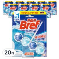 브레프 파워액티브 변기 세정제 오션향, 50g, 20개