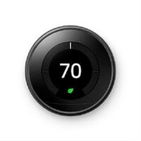 Google Nest 구글 네스트 온도조절기 자동 스마트러닝 3세대 스테인리스 스틸, 온도 조절기만