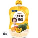 단호박퓨레 인기 상품 베베쿡 처음먹는 단호박 퓨레, 80g, 6개 외 BEST7