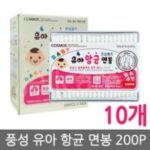 풍성면봉 HOT 7가지 선정, 풍성 유아 항균 면봉 200매, 10개, 200p