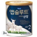 위드맘산양1단계 인기 상품 앱솔루트 프리미엄 산양 분유 2단계, 350g, 3개 외 BEST7