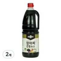 백종원만능장아찌 HOT 7가지 선정, 곰표 장아찌 간장소스, 1.9kg, 2개