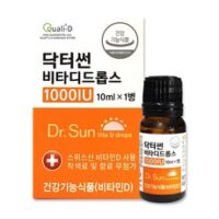 닥터써니디드롭스비타민d HOT 7가지 선정, 닥터썬 비타디드롭스 1000IU, 10ml, 1개