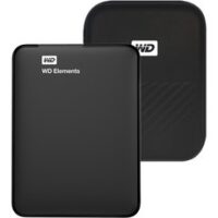 wdelements 7가지  WD Elements Portable 휴대용 외장하드 + 파우치, 2TB, 블랙  외 인기TOP