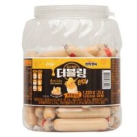 진주햄 천하장사 더블링 한입 콰트로치즈 소시지, 1200g, 1개