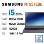 nt550xda-k24a 7가지 삼성전자 중고노트북 삼성노트북 NT551EBE i5-8265U 인텔 8세대 Intel Core i5 상태 좋은 노트북 15.6인치, WIN11 Pro, 16GB, 256GB, 코어i5, 나이트 차콜 외 인기TOP