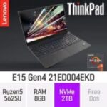 레노버아이디어패드슬림514 TOP 7가지 선정, 레노버 2022 ThinkPad E15 G4 15.6 라이젠5 라이젠 5000 시리즈, Black, 2TB, 8GB, Free DOS, 21ED004EKD