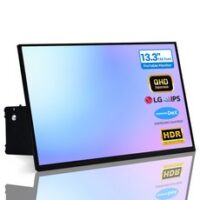 보조모니터 HOT 7가지 선정, 클라인즈 QHD 삼성 DeX 지원 LG IPS 패널 무선 포터블 모니터, 33.7cm, K1331