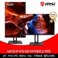 세로형모니터 추천 상품 MSI MP251P IPS 100 아이에르고 피벗 무결점 모니터 외 BEST7 이유 비교 구매