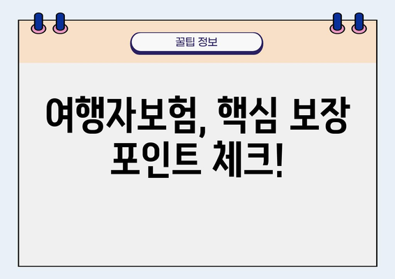 여행자보험 딱 맞는 상품 찾기 | 여행자보험몰 비교, 추천, 가입 가이드